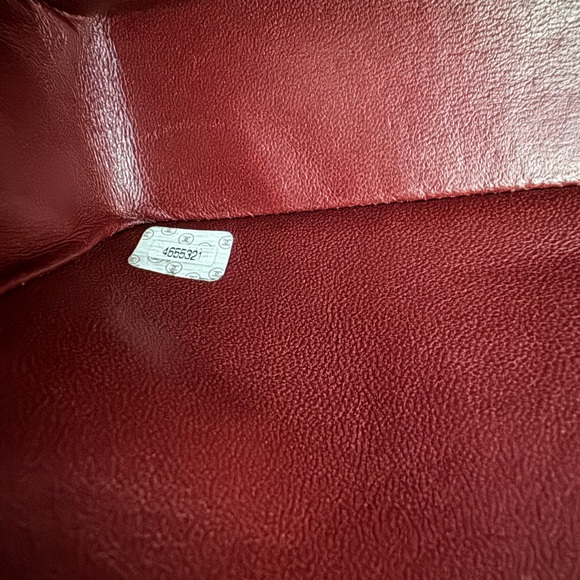 Vintage 18k Chanel double flap classic medium bag black - Picture 10 of 10